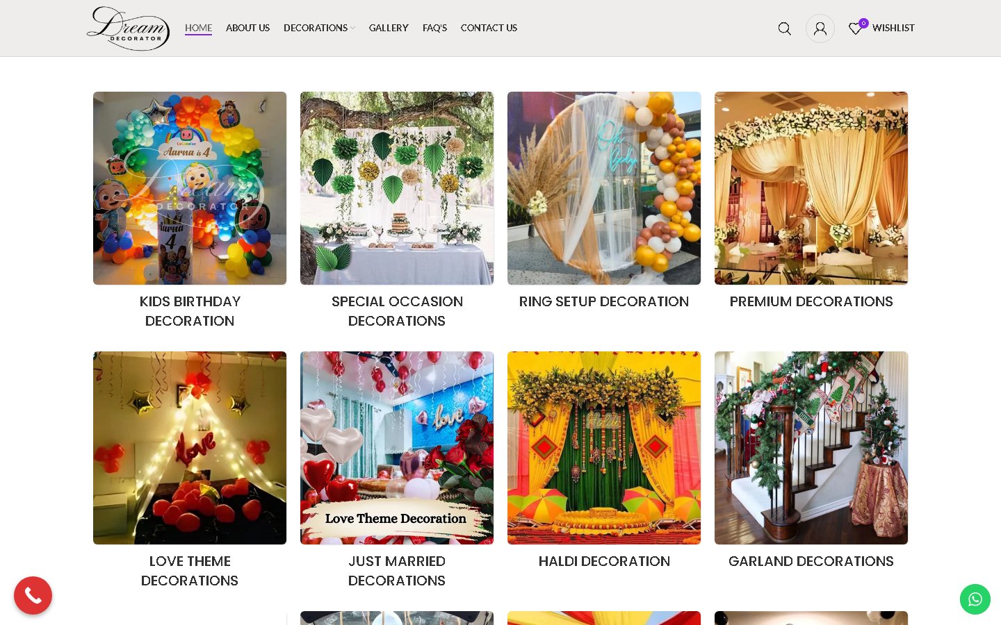 Dream Decorator & Events Hero Presentation